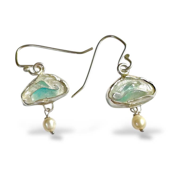 Tiny Rain Cloud Earrings for wholesale by Laura Stamper Design