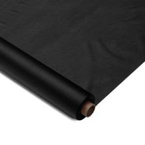 40 In. x 100 Ft. Black Plastic Table Roll for wholesale by Crown Display