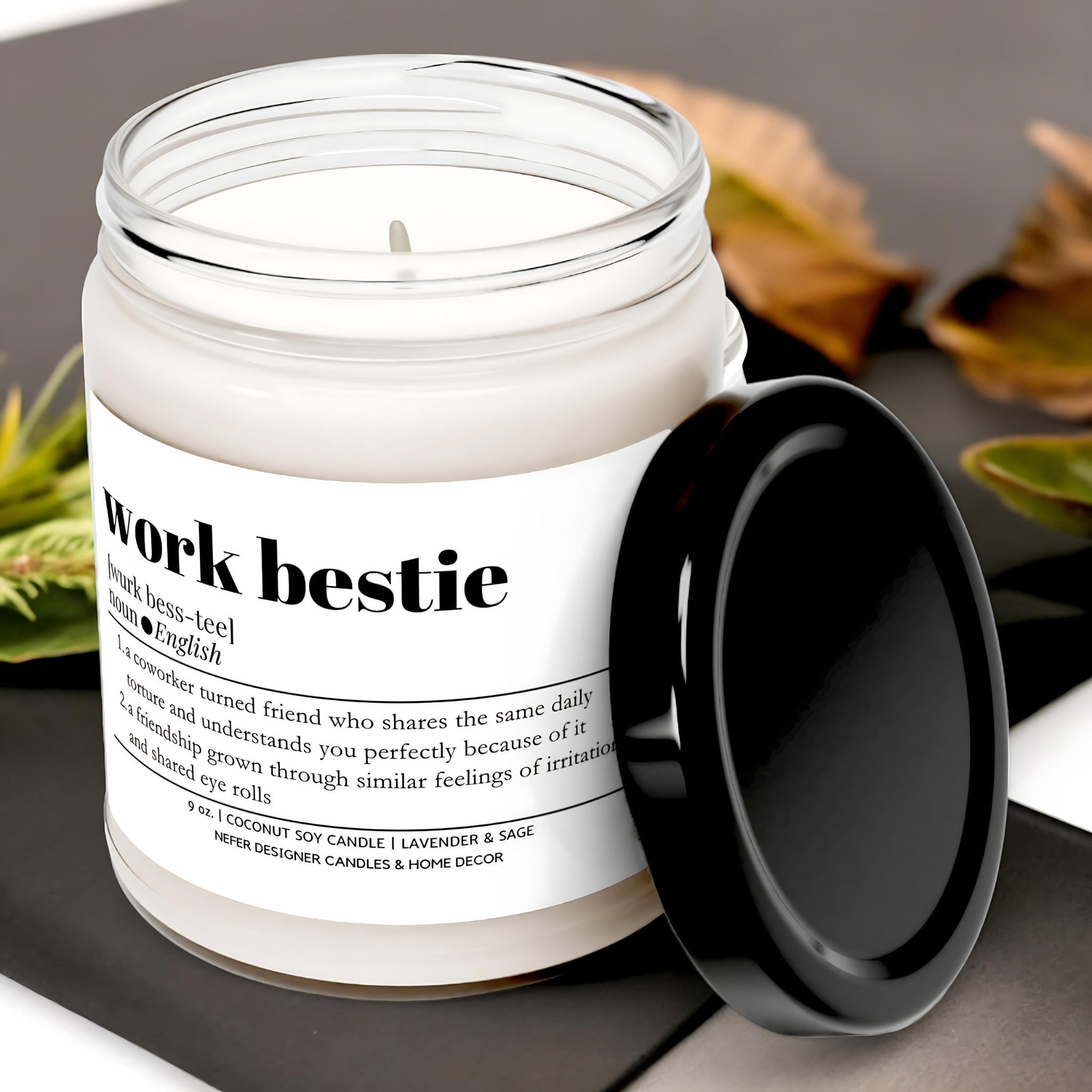 Nefer Designer Candles & Home Decor – wholesale Burkljus – Work Bestie Roligt medarbetarljus1