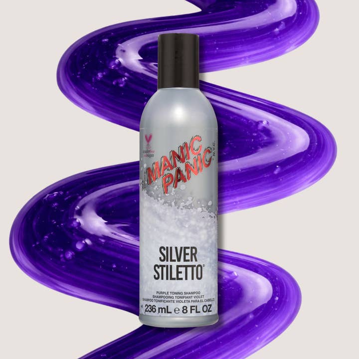 Silver Stiletto® Violet Toning Shampoo for wholesale by Manic Panic