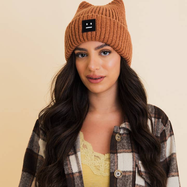 Leto Accessories - Wholesale Beanie - Women's - Chill Vibes Soft Ribbed Square Top Beanie18