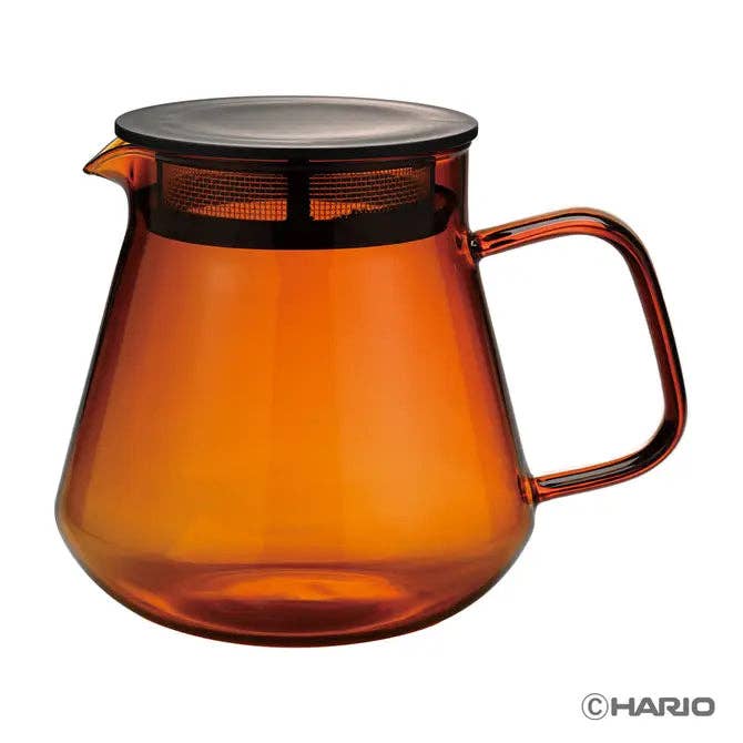 HARIO USA - Wholesale Tea Pot - Colors Glass Coffee and Tea Server 600mL0