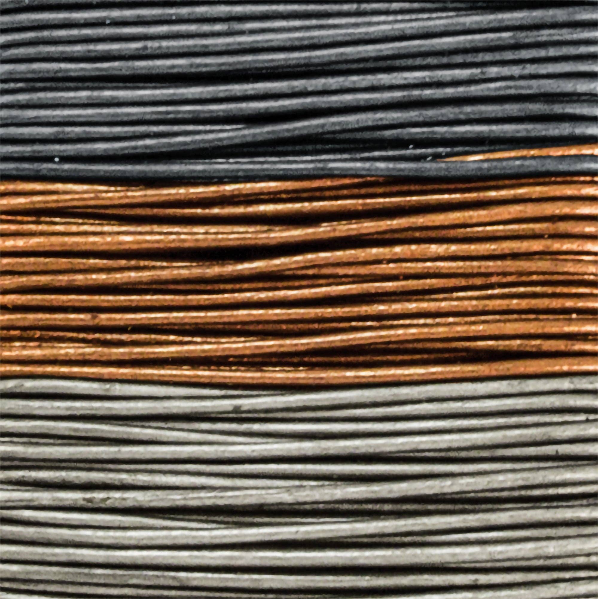 Realeather - Wholesale Craft Supplies - Round Lace Combo Card, 2mm x 8yd9