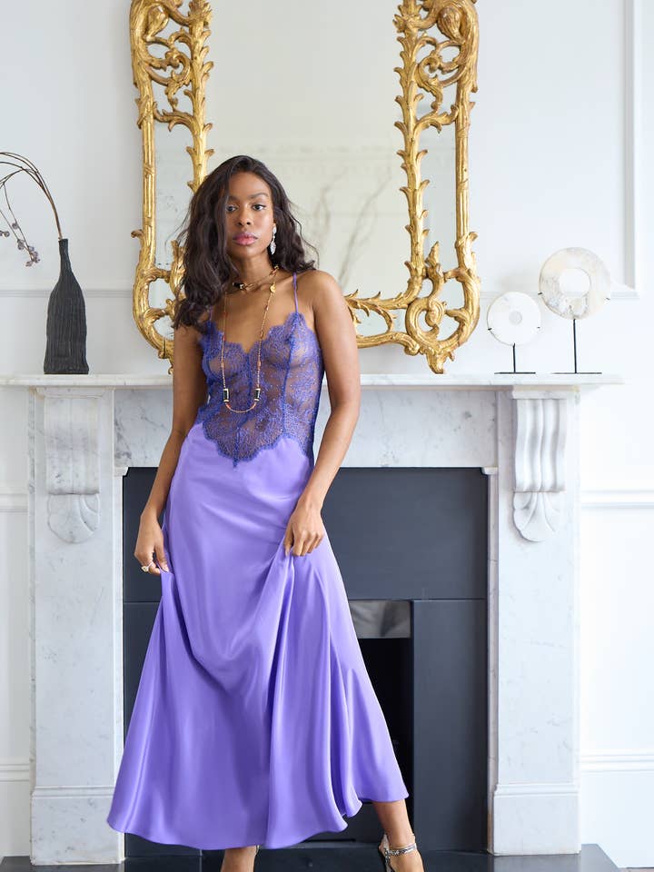 Lara Nightgown Long for wholesale by La Nuit Edun