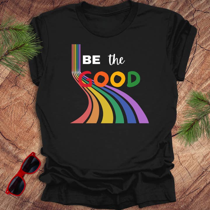 Sei das gute Regenbogen-T-Shirt für den Großhandel von Wandering Owl Adventure Co.