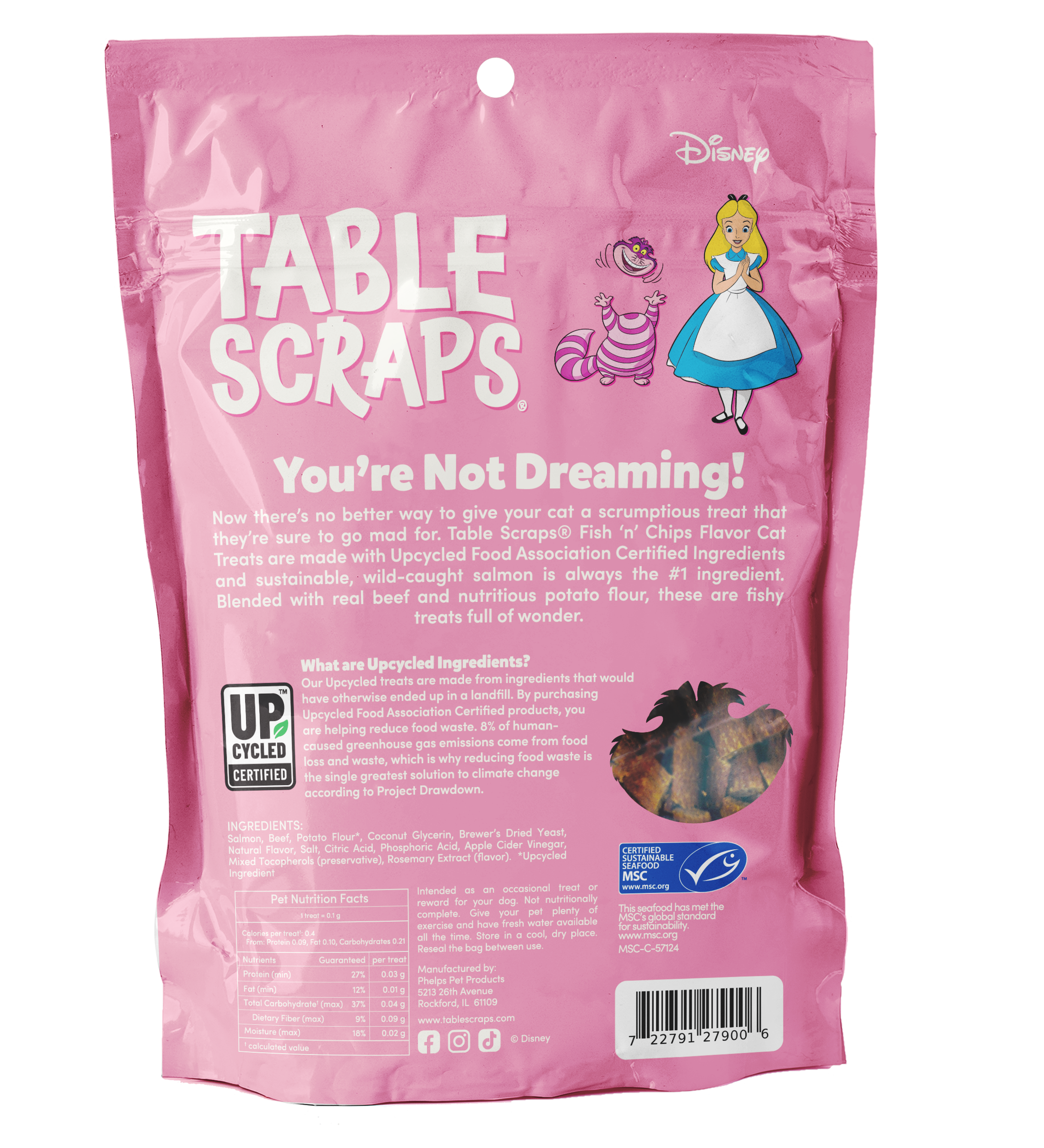 Table Scraps - Vente Friandises – chat - Friandises pour chats saveur fish 'n' chips Disney Table Scraps1