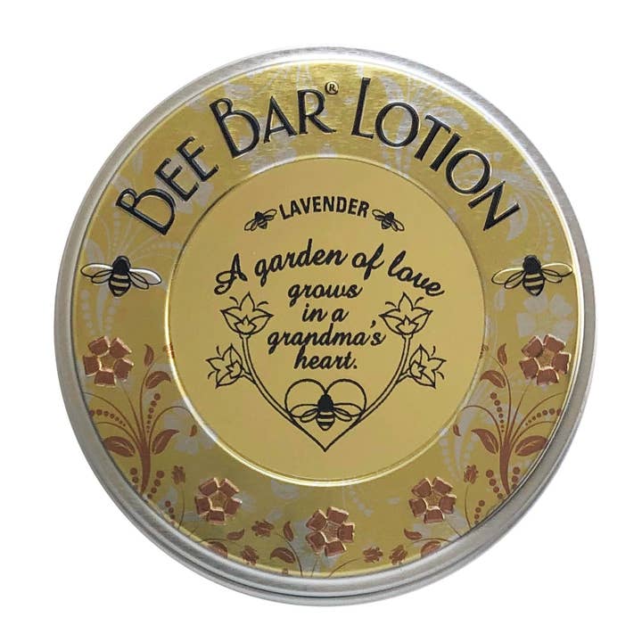 Honey House Naturals - Wholesale Solid Lotion - "A Grandma's Heart ..." - Sentiment Bee Bar Lotion Bar