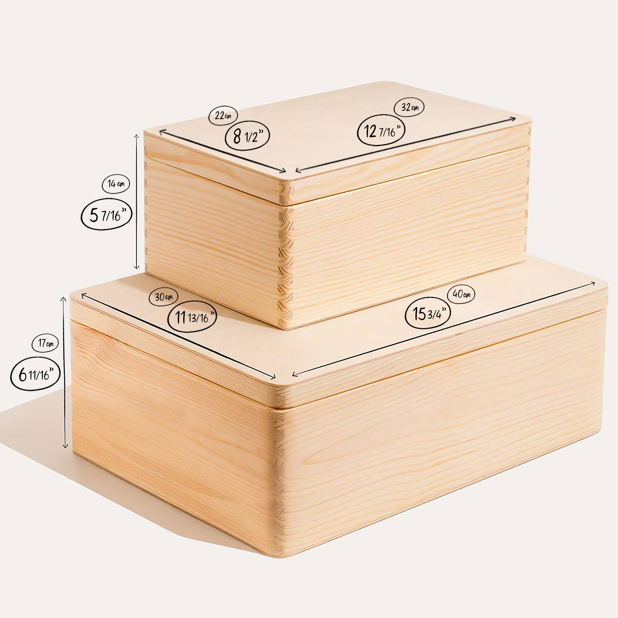 Plant Scouts - Wholesale Decorative Box - Handcrafted Wooden Keepsake Box – Natural Decor Storage1