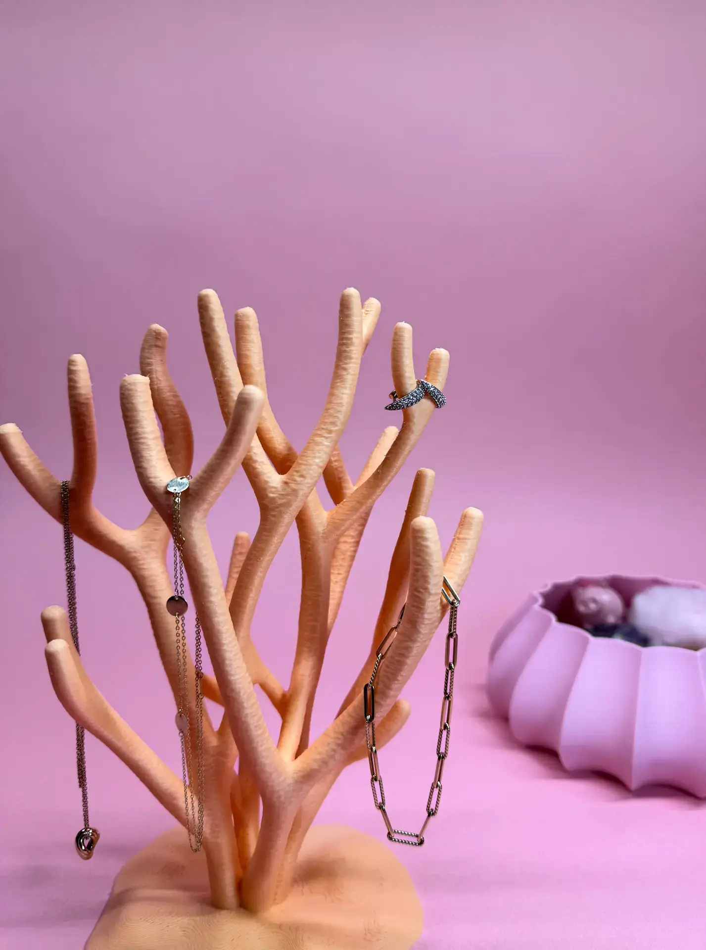 Roomberry - Vendita all'ingrosso Espositori e vetrine per gioielli - Portagioie a forma di corallo per collane, orecchini e elastici per capelli7