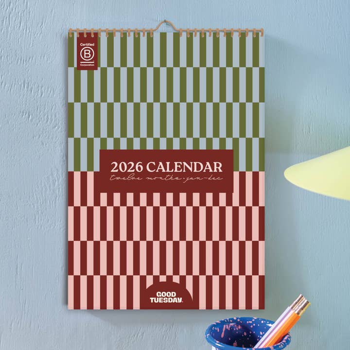 2026 Calendar | Boho Nouveau | A4 for wholesale by Good Tuesday (Once Upon a Tuesday)