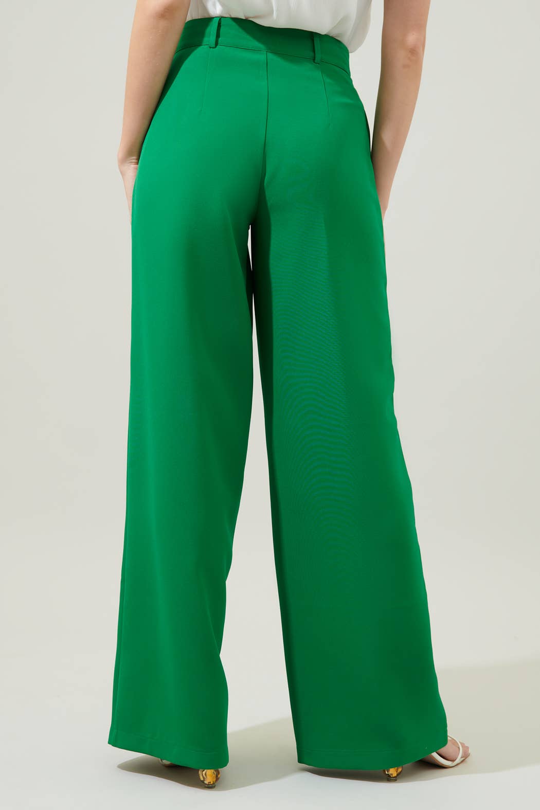 Sugarlips - Wholesale Pants - Women's - Chelsea Belted Wide Leg Trousers1