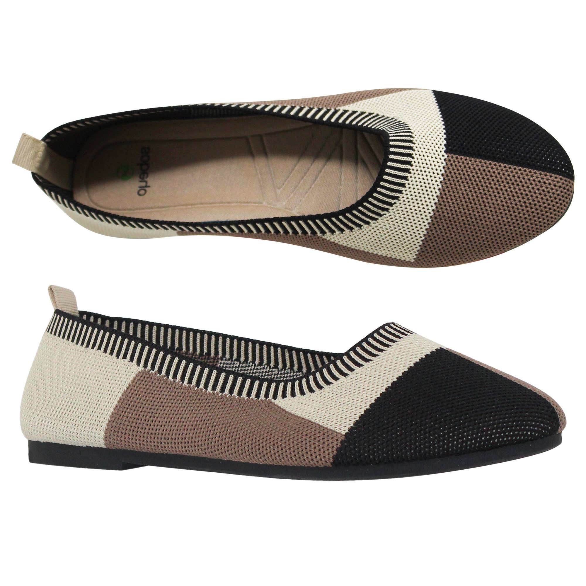 SOBEYO - Wholesale Flats - Women's - Women's Ballet Flats Knit Sweater Brown14