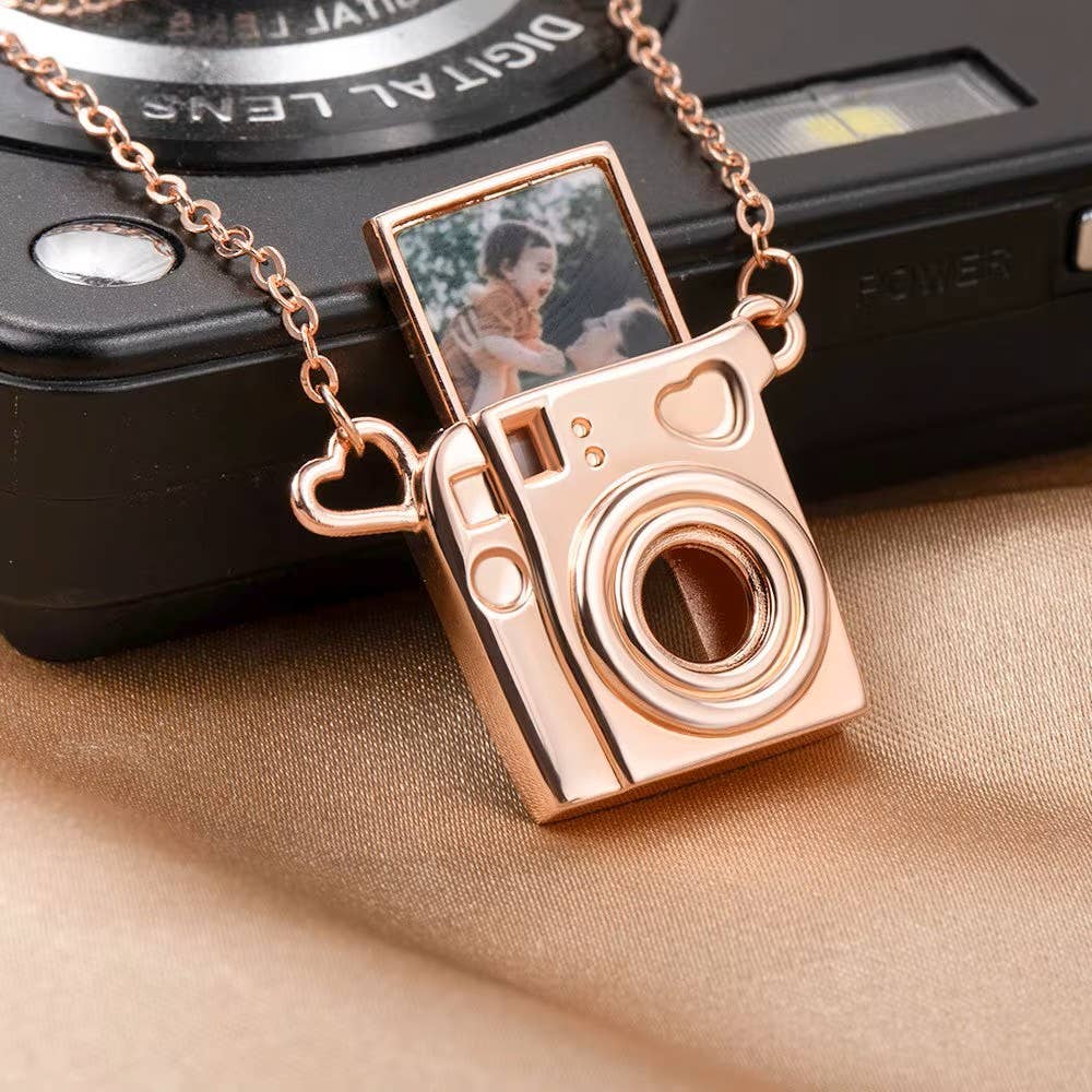 Syrrios Gifts LLC - Wholesale Pendant/Charm Necklace - Camera Necklace with Personalized Photo Photography Pendant 11