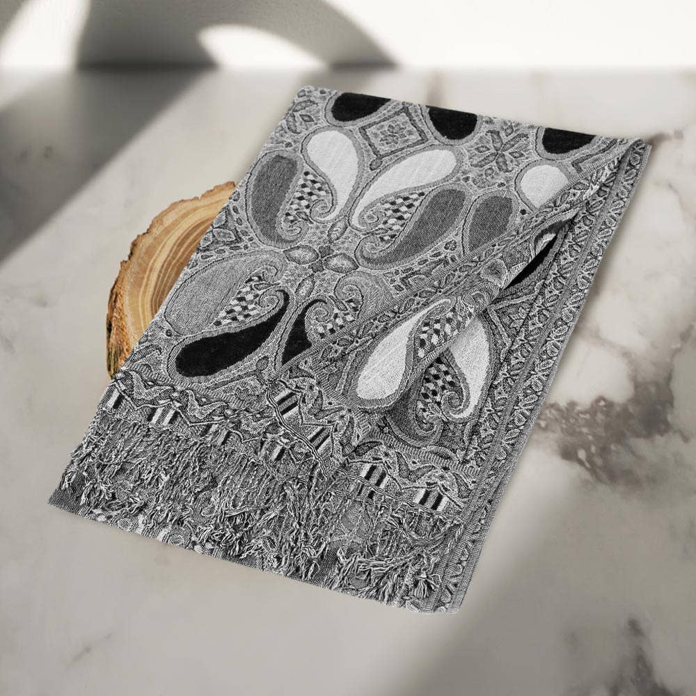 Sensibling Corp. - Wholesale Scarf - Women's - Large Paisley Pashmina Scarf Shawl29