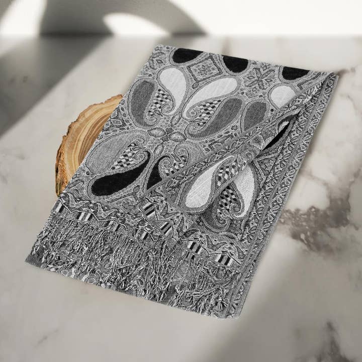 Sensibling Corp. - Wholesale Scarf - Women's - Large Paisley Pashmina Scarf Shawl26