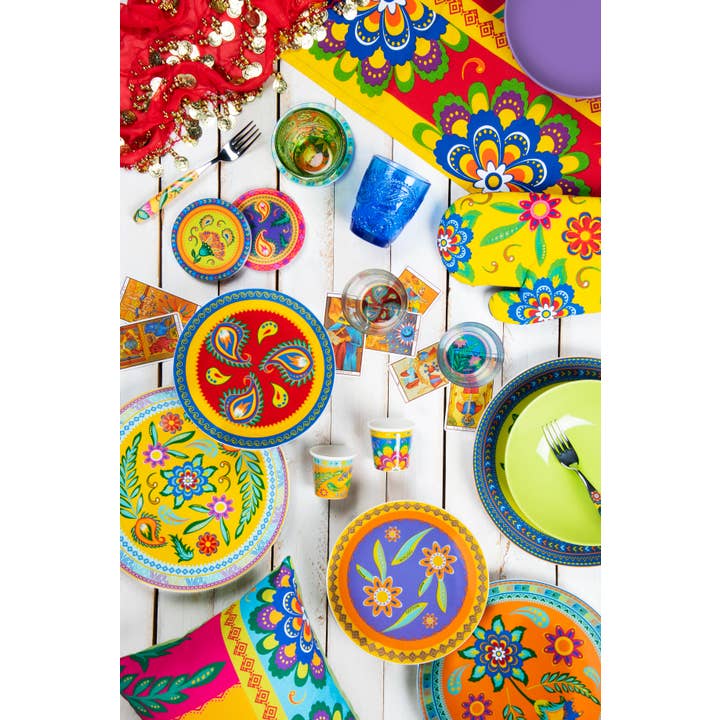 multicolour 18-Piece Dinnerware Set Gipsy Soul for wholesale on Faire4