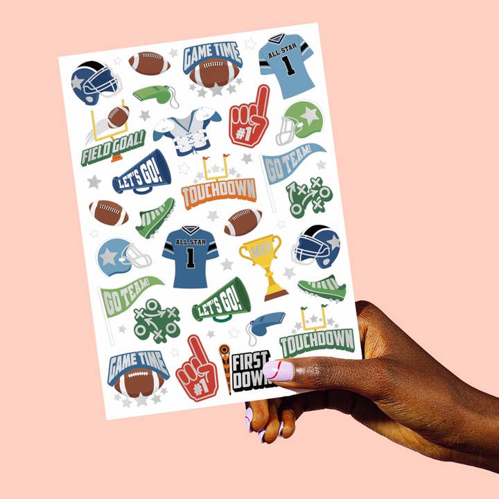 Petit Fetti - Wholesale Temporary Tattoo - Kids - Football Temporary Tattoos, Party Favors, NFL Sports Decor2