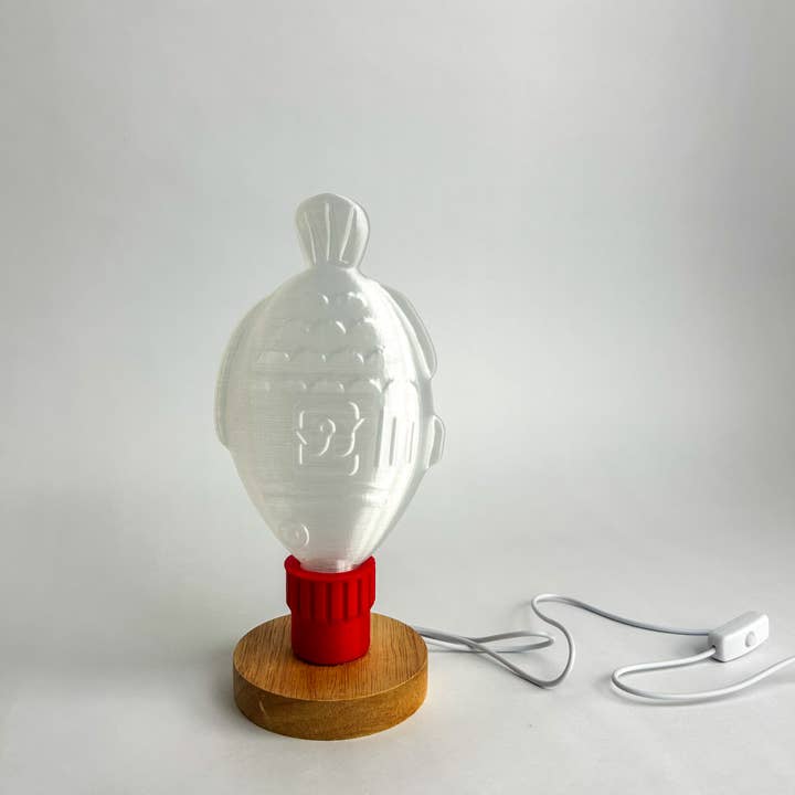 The Soy Sauce Fish Lamp for wholesale by Lumpy Studios LLC