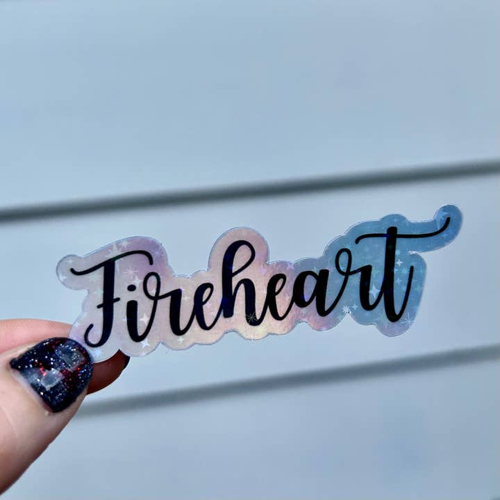 Fireheart Holo Sticker for wholesale by Awfullynerdy.co