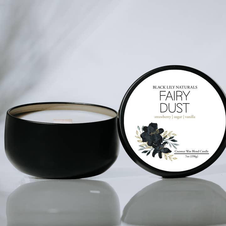 Vela Fairy Dust, 7 oz para venta al por mayor de Black Lily Naturals