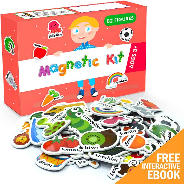 Educational Foam Magnets Toy - 52pcs for Kids for wholesale by X-bet MAGNET