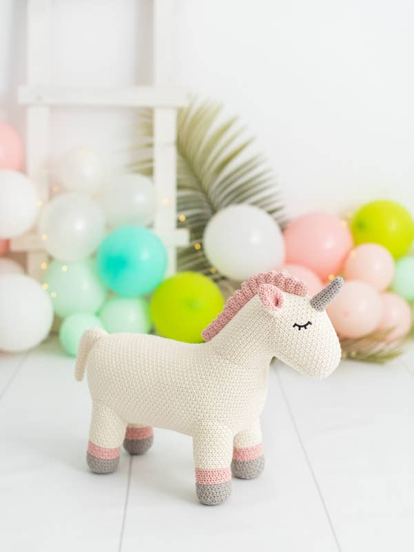 EINHORNPLÜSCH AUS 100% BAUMWOLLE für den Großhandel von Crochetts