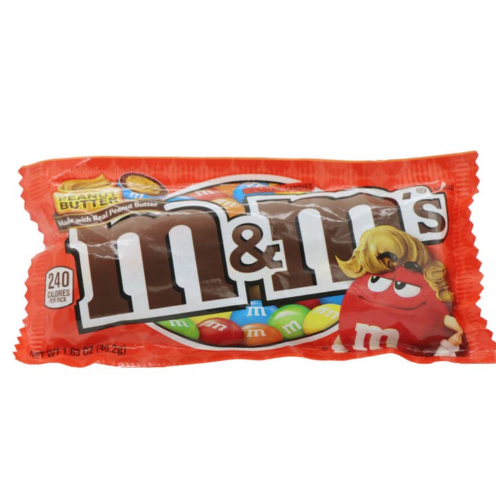 Grandpa Joe's Candy Shop - Wholesale Chocolate Covered Sweets - M&M's Peanut Butter, 1.63oz, 24ct Case1