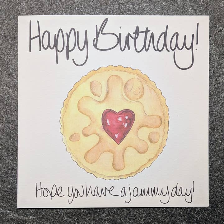Happy Birthday - Hope you have a jammy day! for wholesale by F and B Cards