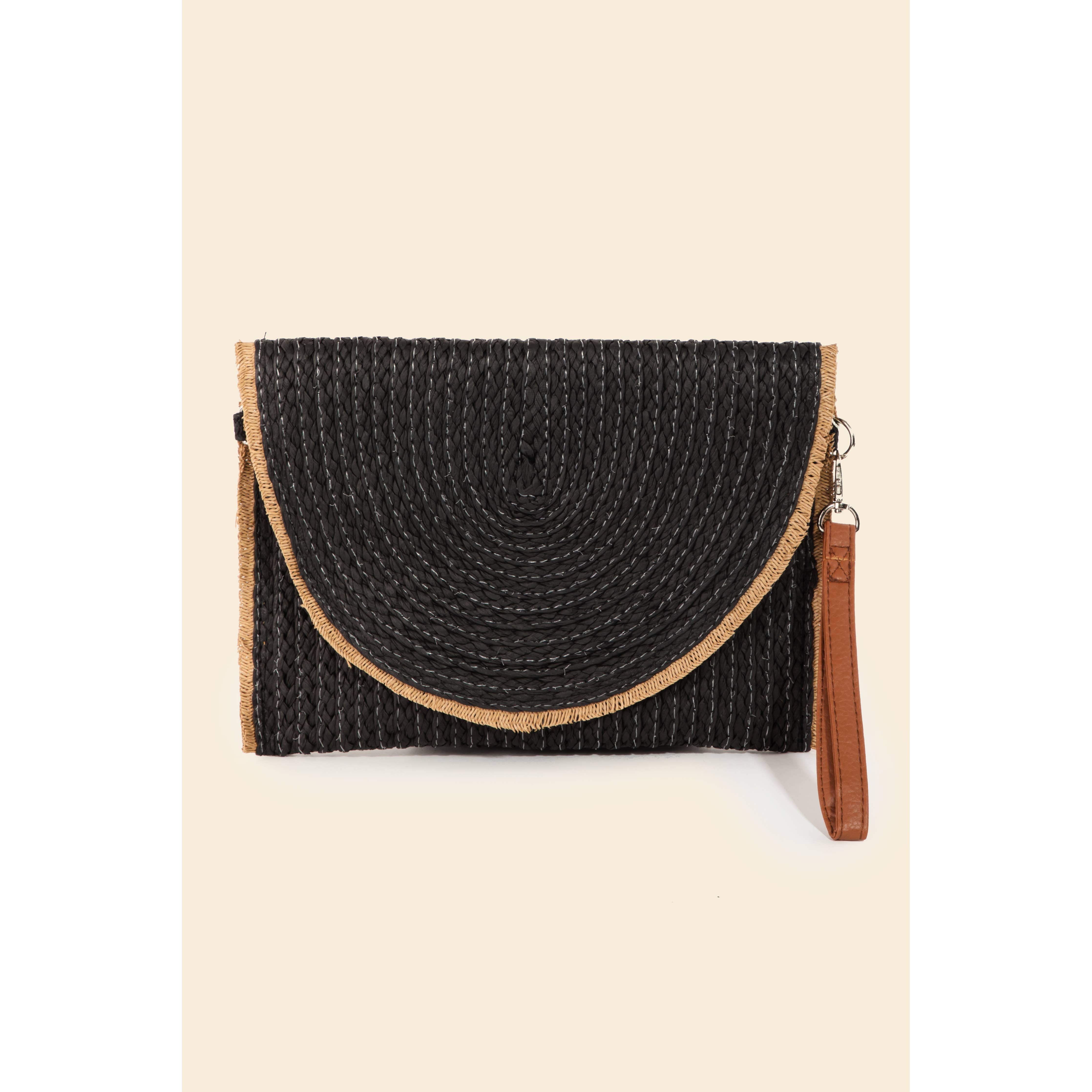 Anarchy Street - Wholesale Crossbody Bag - Women's - Braided Straw Clutch Bag1