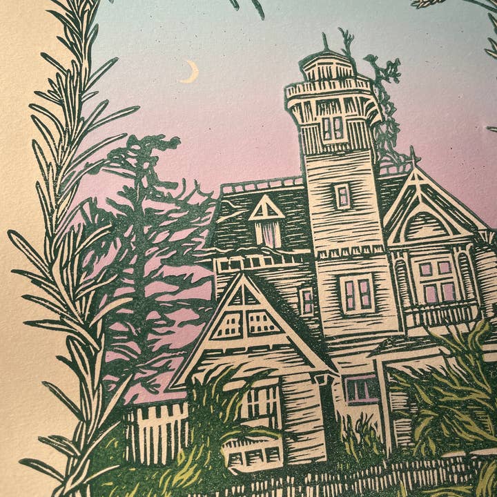 Augury Press - Wholesale Kunstprint - Praktische magische linosnede print1