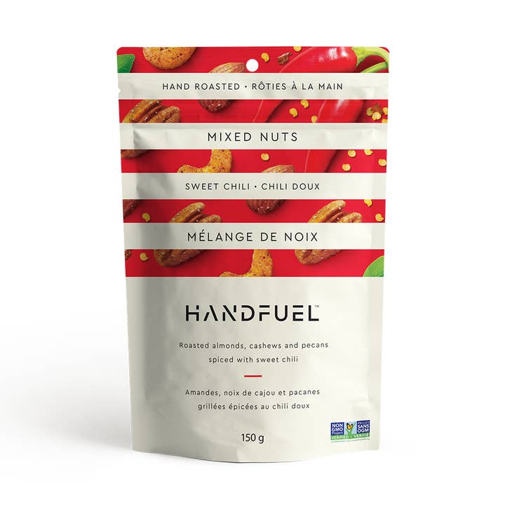 Sweet Chili Nut Mix 150g x 12 for wholesale by HANDFUEL