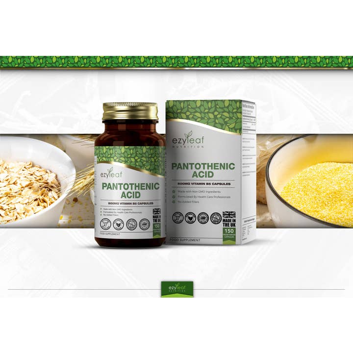 Focus Supplements - Wholesale Oral Supplement/Vitamin - Pantothenic Acid 500mg 150 Capsules8