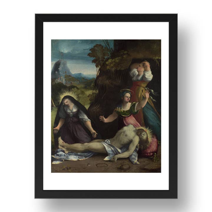 Dosso Dossi: Compianto sul corpo di Cristo, Poster in Cornice 17x13" (A3) per la vendita all'ingrosso da parte di PERIOD PRINTS