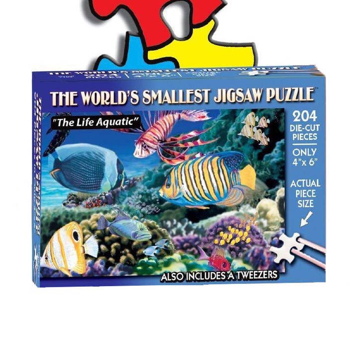 World's Smallest Jigsaw Puzzle - The Life Aquatic for wholesale by Wood Expressions