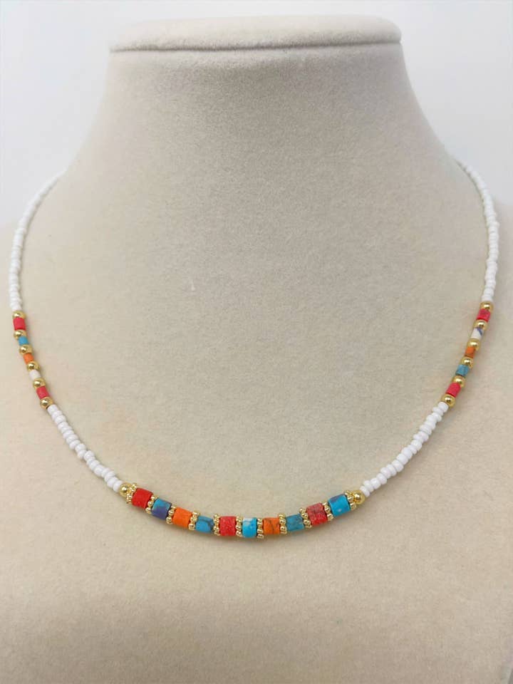 Bohemian Beads Necklace for wholesale by Nai Gifts