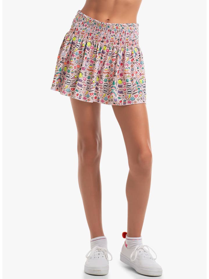 Lucky In Love - Wholesale Skirt - Kids - Girls' Get It Smocked Skirt