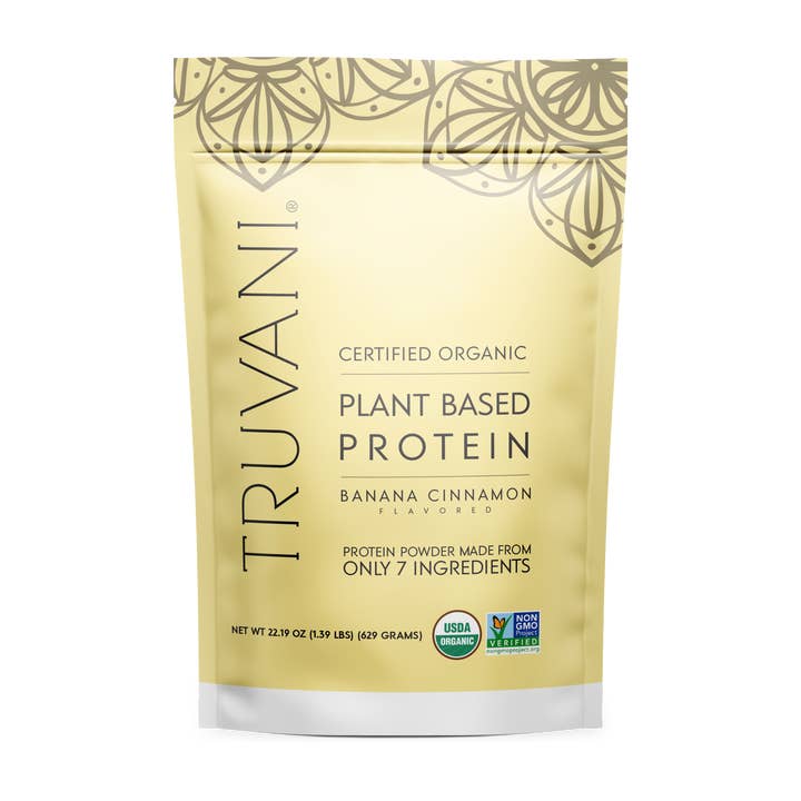 Truvani Proteína Vegetal — Banana e Chocolate (Biológico, Vegano, 5 Ingredientes) por atacado de NFit USA - Fitness Market