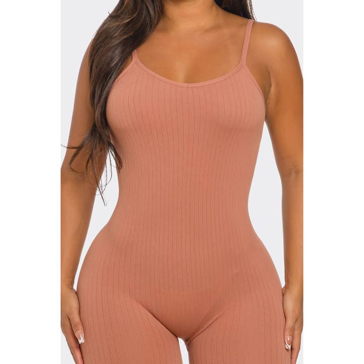 DORCAS - Wholesale Romper - Women's - Basic Seamless Romper Biker Shorts3