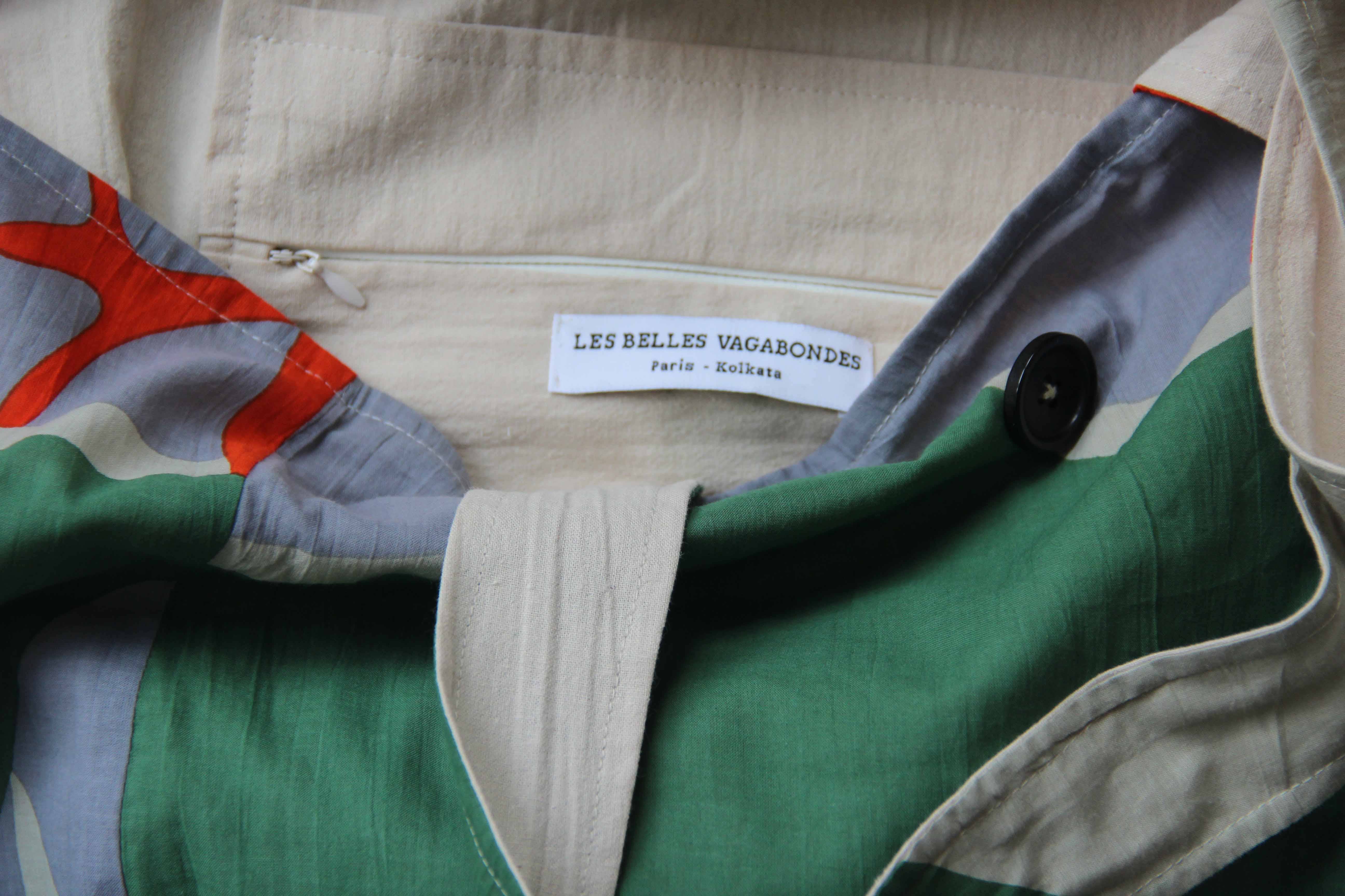Les Belles Vagabondes - Wholesale Beach Bag - Luna Khaki Upcycling Bag Cotton Tote2