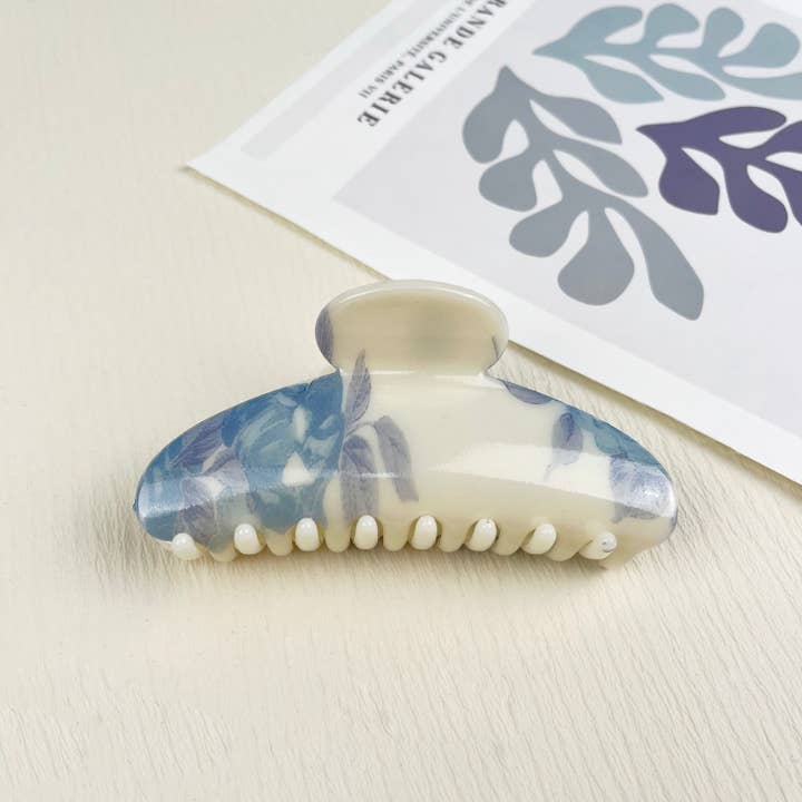 SoapElenGlen - Wholesale Hair Clip - Women's - Ink Painting Style claw clip elegant hair clips6