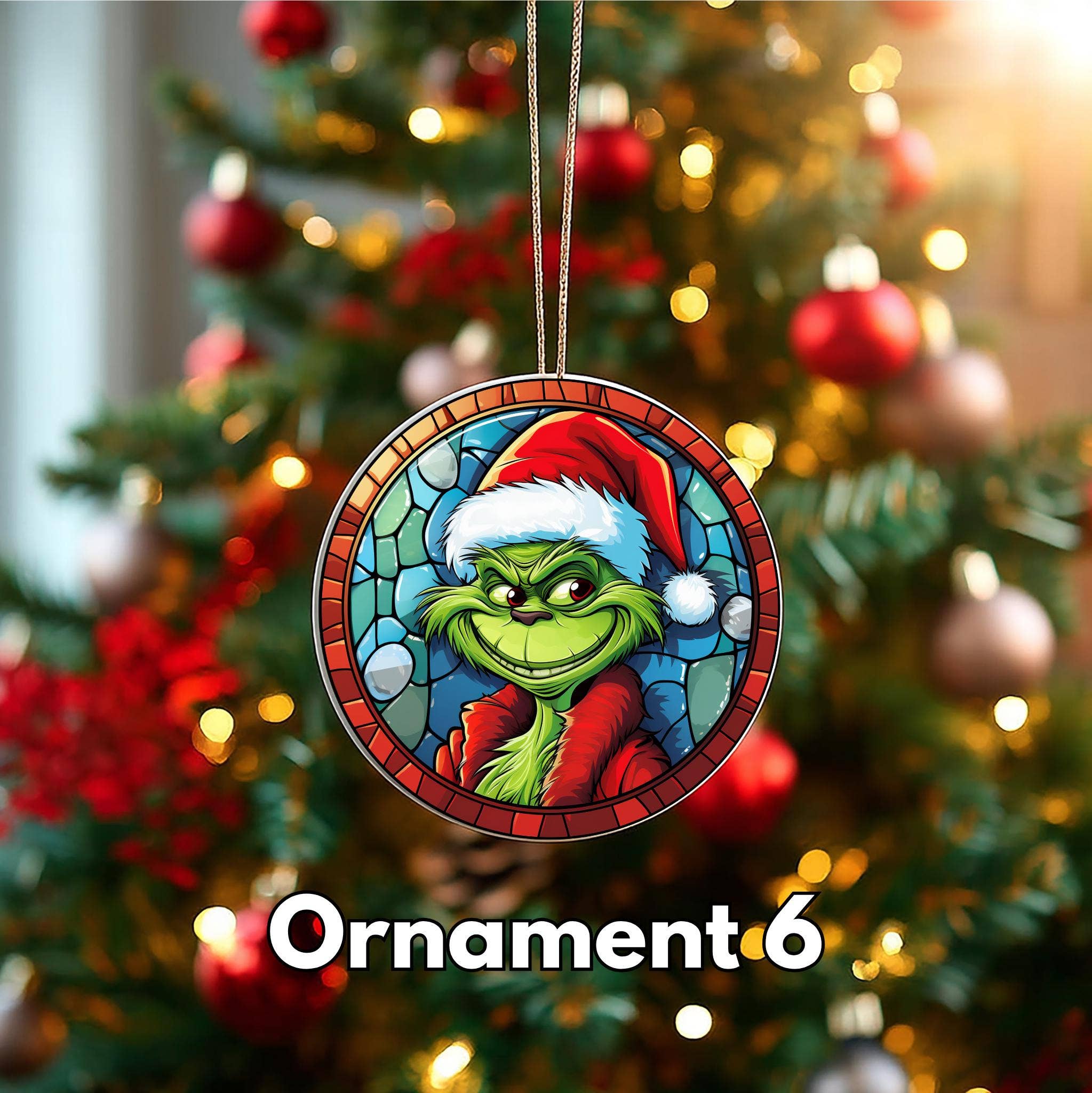 TMLECOM LTD - Wholesale Ornament - Xmas Grinch Ceramic Ornament, Christmas Tree Grinch Ornament5