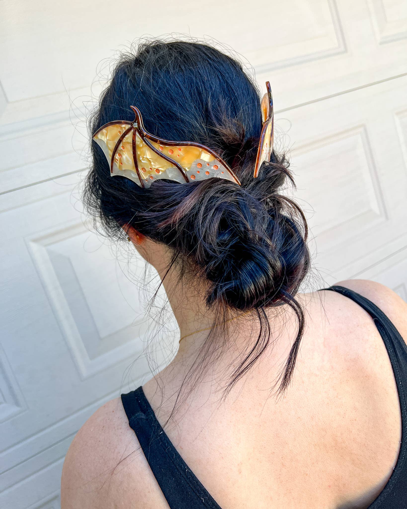 Blissfully Bookish Company - Wholesale Hair Accessories Set - Women's - Gold Dragon Wing Comb Set | Fantasy Gifts5
