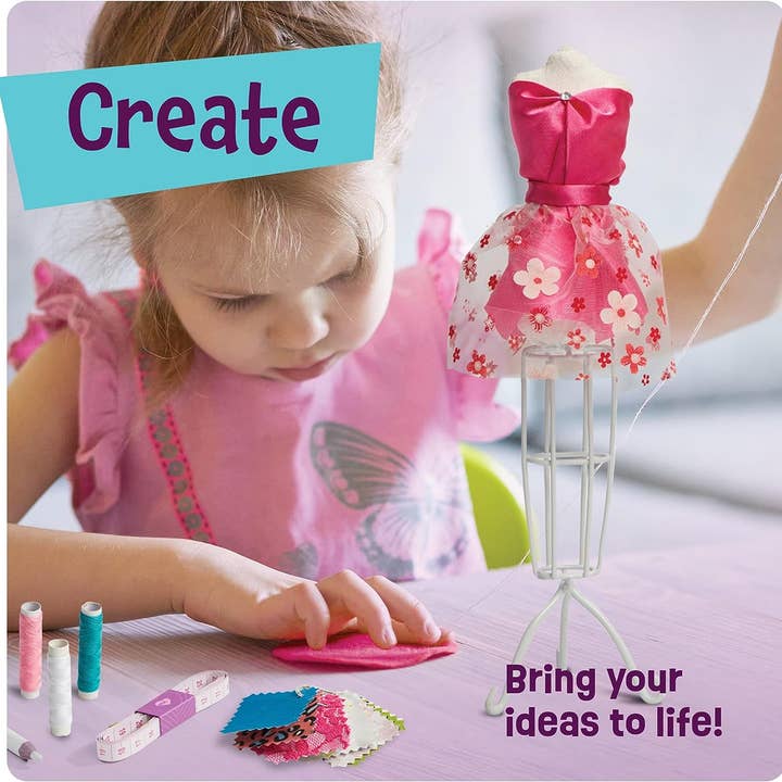 Dan&Darci – wholesale DIY craft kit – Child – Fashion Design Studio - Sewing Kit for Kids