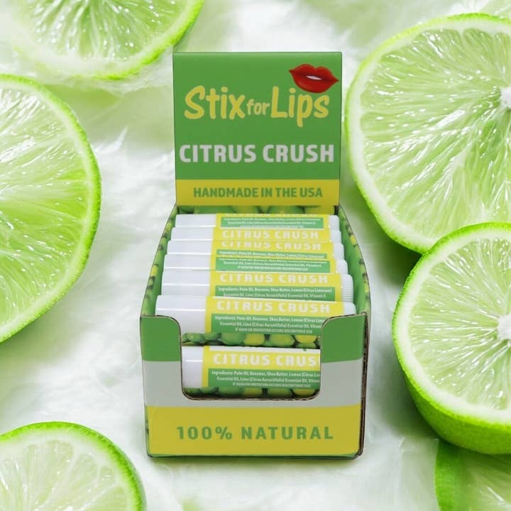 Seriously Shea - Wholesale Lip Balm - New! Luxury Lip Balm Citrus Crush | 100% Natural 1