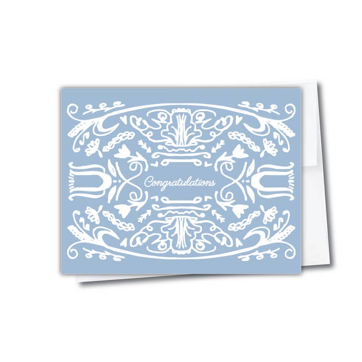 Wedgwood Congratulations Card - C0030 for wholesale by Webster Road Paper Co