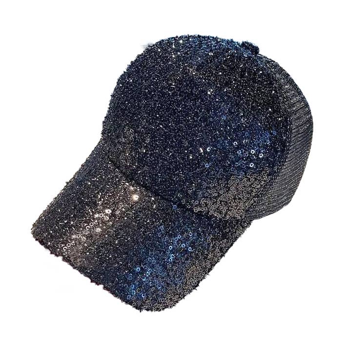 Chapéu Zoey Lantejoulas Preto por atacado de Natalie Mills