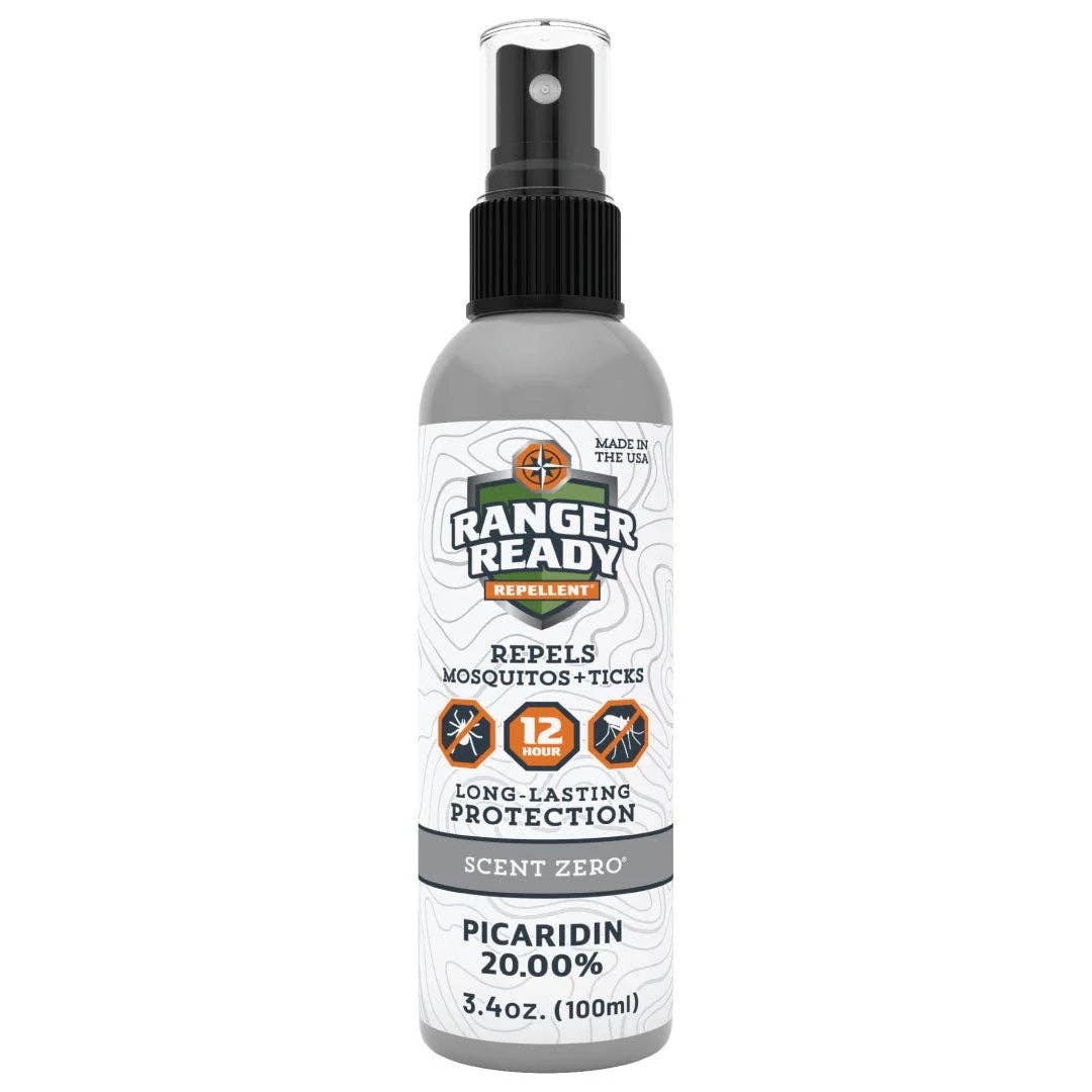 Ranger Ready Insect Repellents - Wholesale Insect Repellent - 3.4oz Picaridin Bug Spray - Scent Zero, 24pk Case1