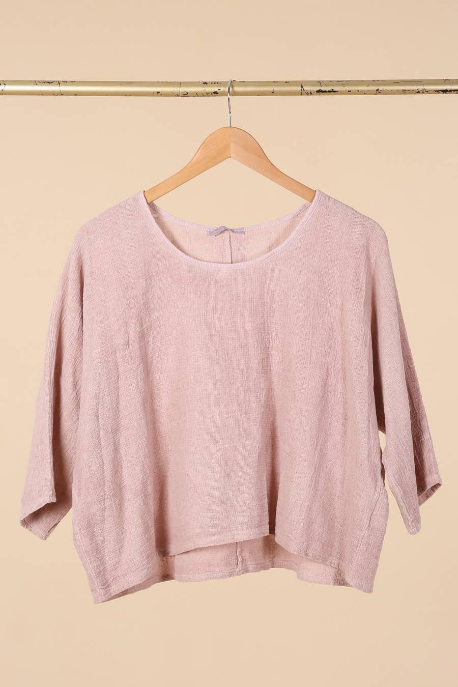 la maison des fibres naturelles – wholesale T-shirt – women's – TOP 3791 90% COTTON 10% LINEN18