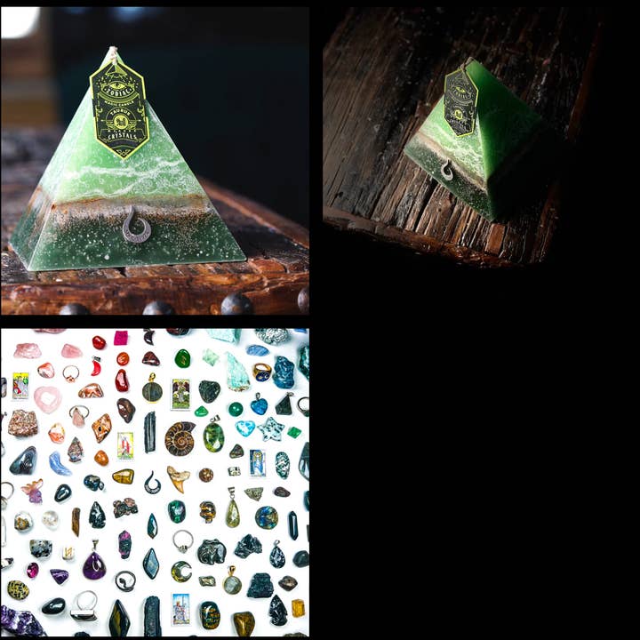 Soul-Terra - Wholesale Novelty Candle - Complete Zodiac Candle Set of 12 - Hidden Crystal Candles1