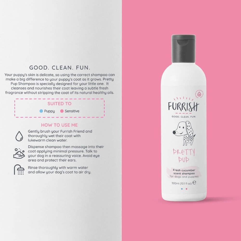 Furrish - Wholesale Pet Shampoo - Dog - Pretty Pup Shampoo 300ml2